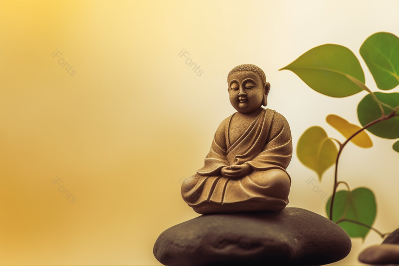 一尊正在打坐的泥塑宗教佛祖,高清,摄影图,摄影图片,图片大全,摄影图免费下载